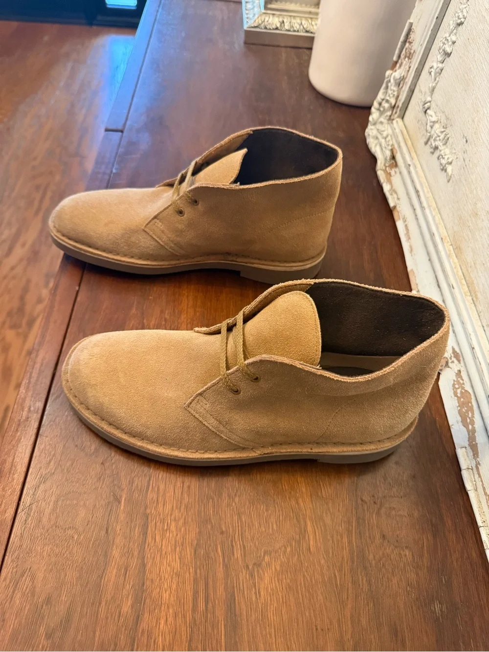 Clarks Bushacre 2 Tan Suede Chukka Desert Boots Mens 7.5